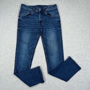 The Perfect Jean NYC Jeans Mens 30 x 32 (31 x 31) Dark Blue Slim Stretch Denim